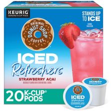 The Original Donut Shop® Coffee Strawberry Acai Iced Refreshers, Keurig® K-Cup® Pods, 20 count KEURIG