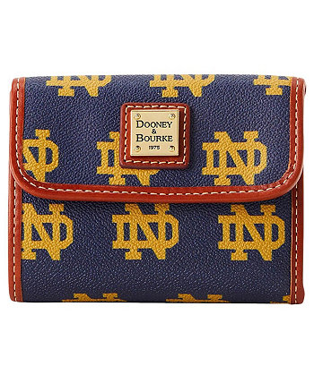 Женский кошелек для кредитных карт Notre Dame Fighting Irish с клапаном Dooney & Bourke
