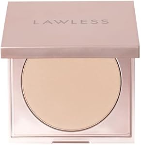 Lawless Talc-Free Skin-Smoothing Perfecting Powder - Deep - Premium Makeup, Skin Smoothing Powder with Natural Ingredients, Ultra-Fine Soft Focus Setting Powder, Talc Free - 0.34 oz Lawless