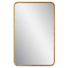 Rounded Corner Rectangle Wall Mirror Unbranded