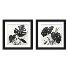 Americanflat Leaves Framed Wall Art 2-piece Set Americanflat