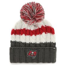 Women's '47 White Tampa Bay Buccaneers Ashfield Cuffed Knit Hat with Pom Unbranded