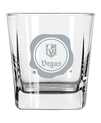 Старомодное стекло Vegas Golden Knights с морозной печатью 14 унций Logo Brand