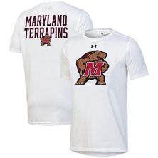 Белая футболка с объемным логотипом Youth Under Armour Maryland Terrapins Gameday Under Armour