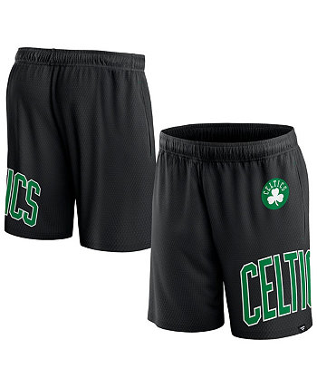 Мужские черные шорты в сетку Boston Celtics Free Throw Fanatics