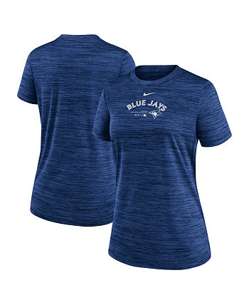 Women's Royal Toronto Blue Jays Authentic Collection Velocity Performance T-shirt Nike