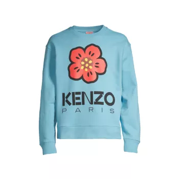 Флисовая толстовка с логотипом Boke Flower KENZO