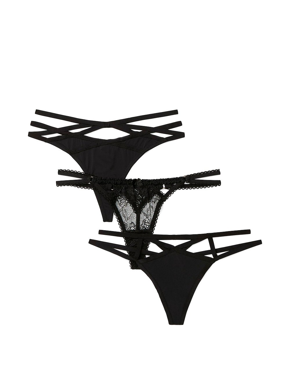 Sexy Thong Panty Pack of 3 Adore Me