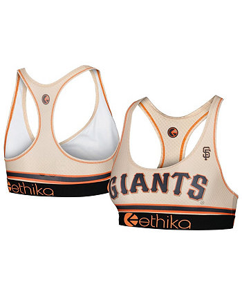 Женский оранжевый спортивный бюстгальтер San Francisco Giants Babe Ethika
