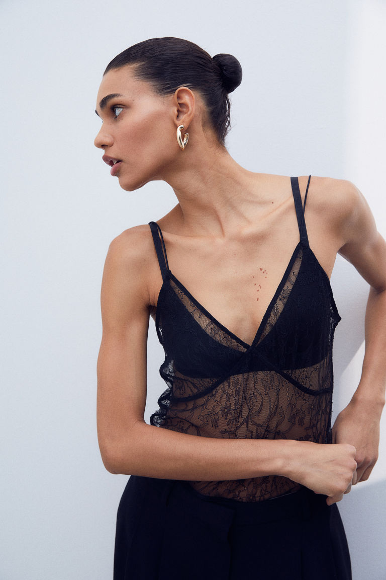 Lace Camisole Top H&M