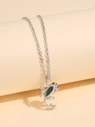 Ожерелье с лягушкой SHEIN
