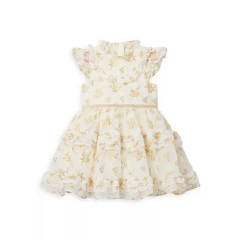 Baby Girl's, Little Girl's &amp; Girl's Sparkle Floral Print Dress Janie and Jack