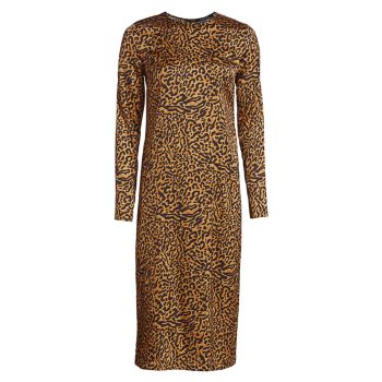 Платье миди с леопардовым принтом Beulah Andamane