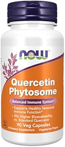 NOW Foods Supplements, Quercetin Phytosome 250mg, Balanced Immune System, 90 Vcaps NOW Foods