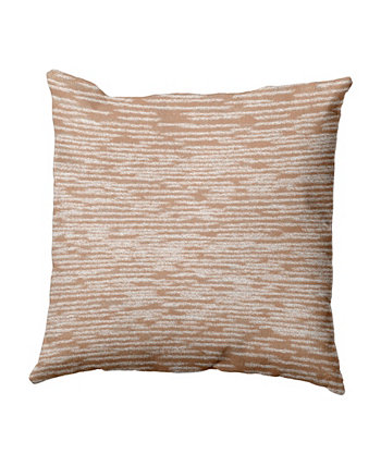 Marled Knit 16-дюймовая серо-коричневая декоративная подушка для прибрежных покрытий E by Design