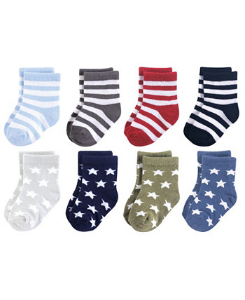 Basic Socks, 8-Pack, 0-24 месяца Luvable Friends