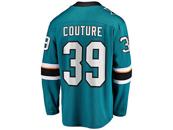 Men's San Jose Sharks Breakaway Player Jersey - Logan Couture Authentic NHL Apparel