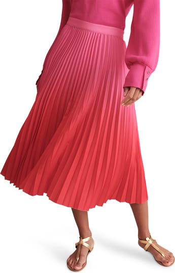 Длинная плиссированная юбка NADIA с эффектом «омбре» Haute Hippie