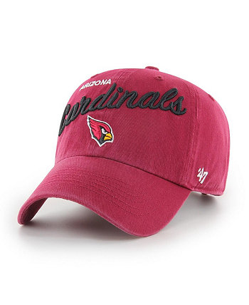 Женская регулируемая шляпа '47 Cardinal Arizona Cardinals Phoebe Clean Up '47 Brand