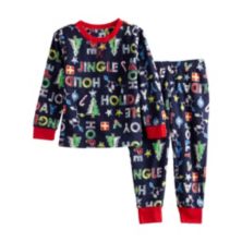 Boys 4-20 Jammies For Your Families® Get Your Jingle On Microfleece Top and Bottoms Pajama Set Jammies For Your Families