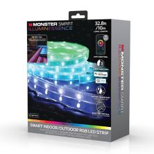 Monster 32.8-ft. Mobile App Controlled Smart Outdoor LED Light Strip Monster