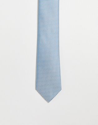 Темно-синий галстук с ромбовидным принтом French Connection French Connection