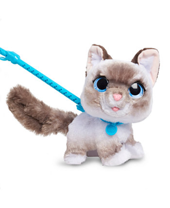 Интерактивная игрушка Wag-A-Lots Kitty, 8-дюймовый ходячий плюшевый кот со звуками FurReal friends