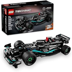 LEGO Technic Mercedes-AMG F1 W14 E Performance Pull-Back Car Toy, Vehicle Building Set for Boys and Girls, Mercedes Race Car Toy Model, Gift for Kids Ages 7 and Up, 42165 Lego