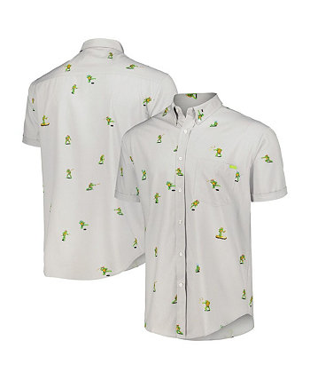 Мужская серая рубашка на пуговицах «Черепашки-ниндзя» «Выбери свою черепаху» KUNUFLEX RSVLTS