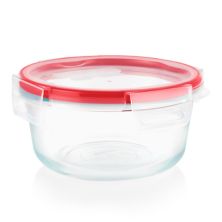 Круглый стеклянный контейнер для хранения пищевых продуктов на 4 чашки Pyrex FreshLock Pyrex