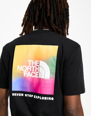 Черная футболка с омбре на спине The North Face NSE Box The North Face