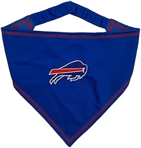 Праздничная бандана NFL Buffalo Bills с логотипом для собак и кошек, размер S/M Pets First