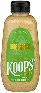 Koops' Arizona Heat Mustard – Sweet and Spicy Mustard, Gluten-Free, Kosher, Made in USA, From Quality Mustard Seeds, Hot Mustard Sauce – 12 Oz, Pack of 1 KOOPS'