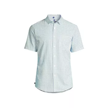 Рубашка Leeward с геометрическим принтом MIZZEN+MAIN