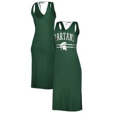 Женское платье макси G-III 4Her от Carl Banks Green Michigan State Spartans Training с v-образным вырезом In The Style