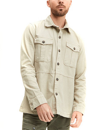 Мужская повседневная непринужденная рубашка на пуговицах в современном стиле RON TOMSON