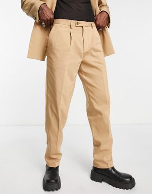 Светло-коричневые свободные брюки Viggo lavoi Viggo