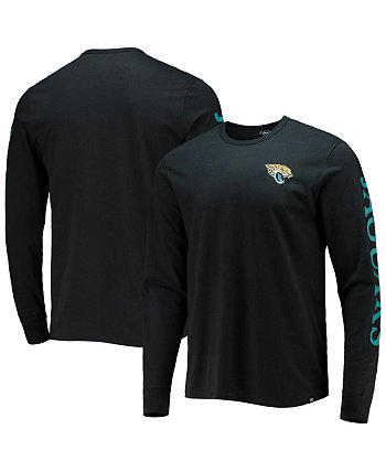 Мужская черная футболка с длинным рукавом '47 Jacksonville Jaguars Franklin '47 Brand