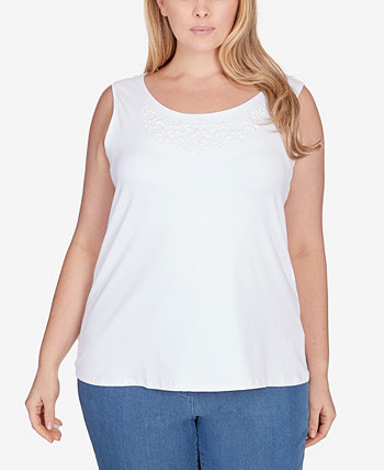Plus Size Scoop Neck Sleeveless Top Ruby Rd.