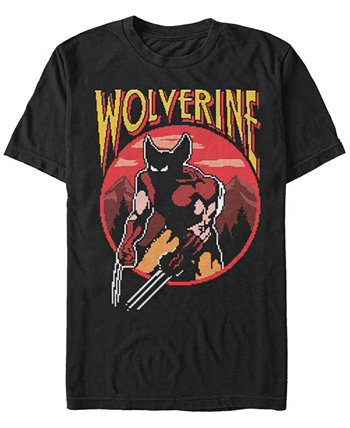 Мужские классические игры Wolverine Pixel Nes, футболка с коротким рукавом FIFTH SUN