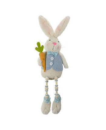 Весенняя фигурка кролика-мальчика с болтающимися ножками-бусинками, 22 дюйма Northlight