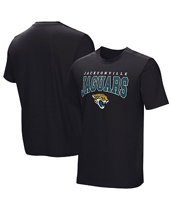 Мужская черная адаптивная футболка Jacksonville Jaguars Home Team NFL