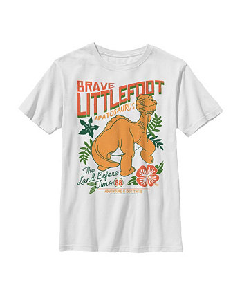 Boy's The Land Before Time Tropical Littlefoot Poster Child T-Shirt NBC Universal