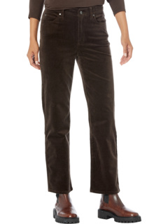 Прямые джинсы до щиколотки с высокой талией цвета кофе Eileen Fisher