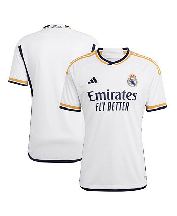Мужская белая домашняя футболка Real Madrid 2023/24, реплика Adidas