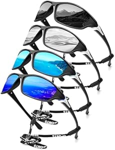 KALIYADI Polarized Sunglasses-Men Sports Sunglassses: Mens Sunglasses with UV Protection for Fishing Driving Cycling Running KALIYADI