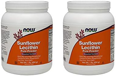 Now Foods Now Foods, (2 Pack) Sunflower Lecithin, Pure Powder (Порошок), 1 lb (Фунты) (454 g) NOW Foods