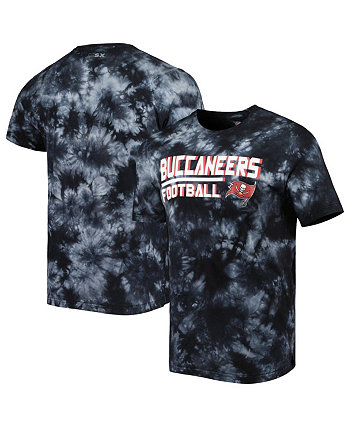 Men's Black Tampa Bay Buccaneers Recovery Tie-Dye T-shirt MSX by Michael Strahan
