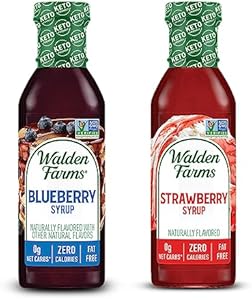 Walden Farms Syrup (12 Fl Oz Per Bottle, Blueberry & Strawberry) Walden Farms