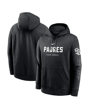 Men's Black San Diego Padres Fashion Club Pullover Hoodie Nike